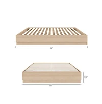Nexera Milano Platform Bed Frame
