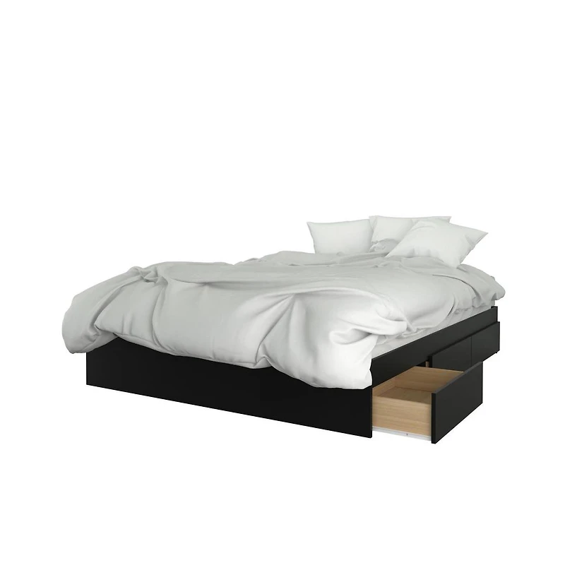 Nexera Bed Frame And Headboard, Queen.