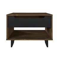 Nexera Nightstand 1-Drawer And Folding Door