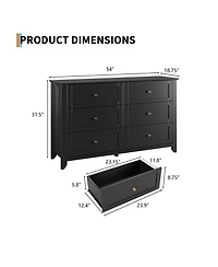 gaomon Modern Drawer Dresser for Bedroom
