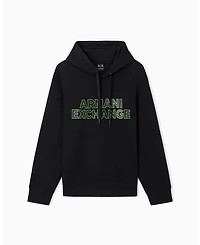A|X Armani Exchange Men's Elevated Logo Hoodie Sweatshirt