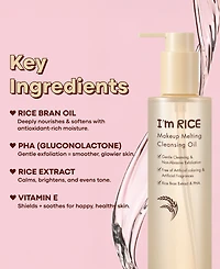 Tonymoly I'm Rice Makeup Melting Cleansing Oil, 7.27 oz.