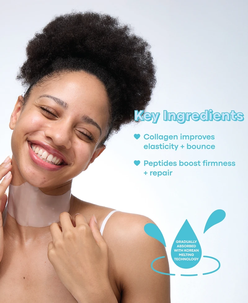 Tonymoly Mask Melt Multi-Zone Forehead + Neck Overnight Mask, 0.08 oz.