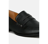 Potania Penny Strap Metallic Loafers