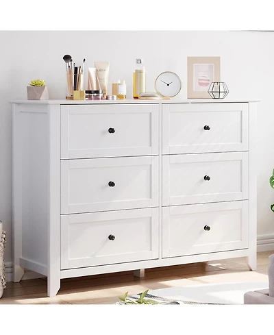 gaomon 6 Drawers Dresser for Bedroom