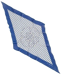 Lauren Ralph Lauren Nautical Stripe Large Diamond Scarf