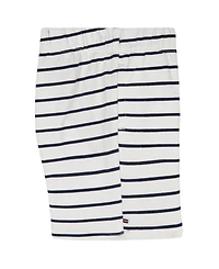 Tommy Hilfiger Boys' 2T-7 Striped French Terry T-Shirt and Shorts, 2-Piece Set