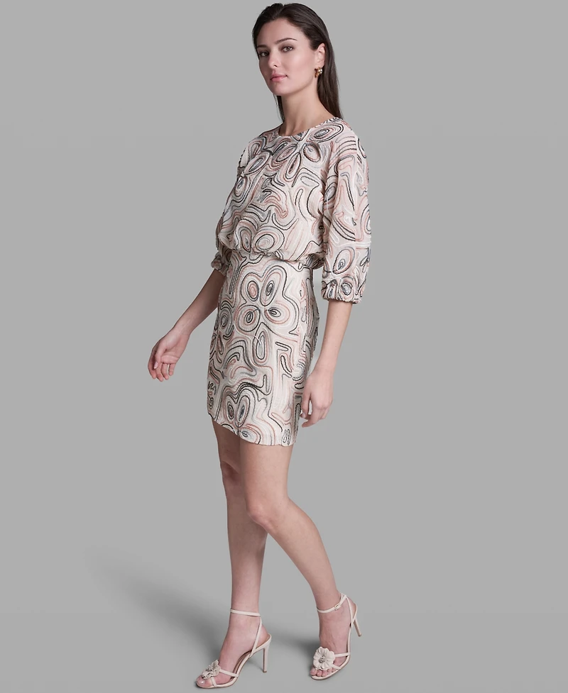 Bcbg Women's Chiffon Mini Dress