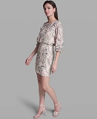 Bcbg Women's Chiffon Mini Dress