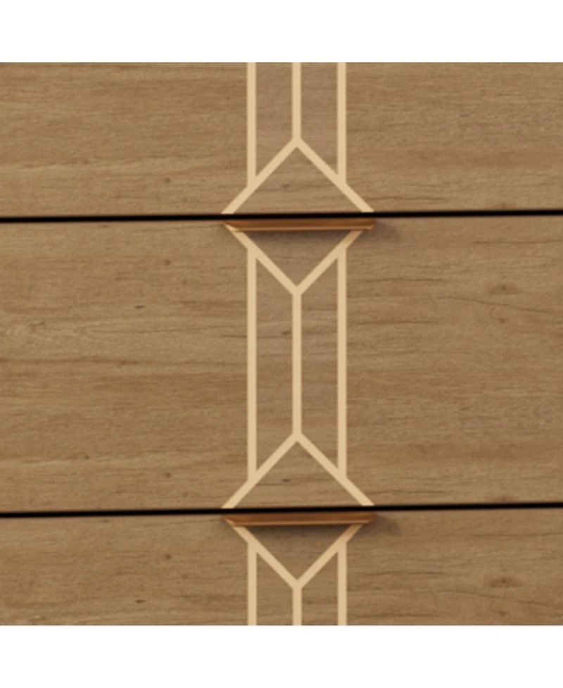 gaomon 6 Drawers Dresser for Bedroom, Modern Wooden Dresser with Deep Drawers