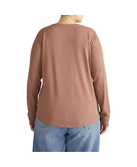 Universal Standard Women's Plus Long Sleeve Tee