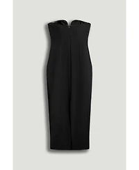 Nocturne Women's Strapless Sweetheart Midi Pencil Dress