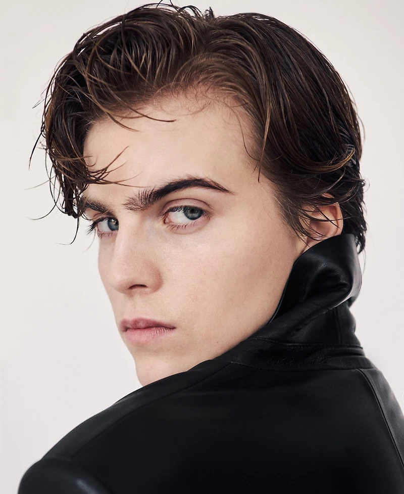 Mango Women's Leather Pockets Straight Coat