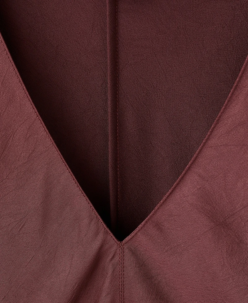 Mango Women's Belted V-Neck Dress