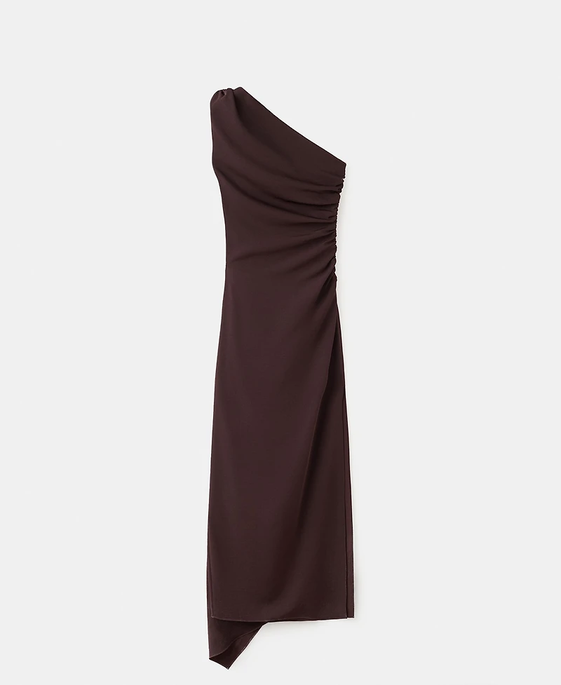 Mango Women's Asymmetrical Scarf Dress