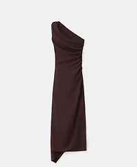 Mango Women's Asymmetrical Scarf Dress
