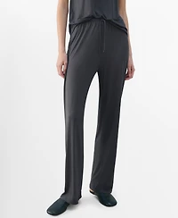Mango Women's Micro-Modal Pajama Pants