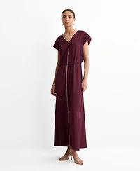 Mango Women's Belt Detail Dress