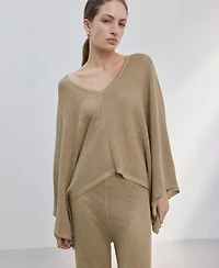 Mango Women's Mid-Rise Knitted Pants