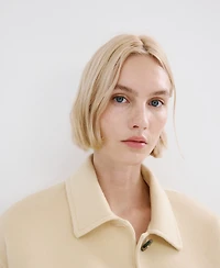 Mango Women's Pockets Wool Jacket