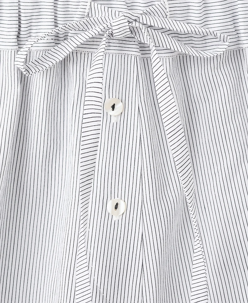 Mango Women's Cotton Striped Pajama Shorts