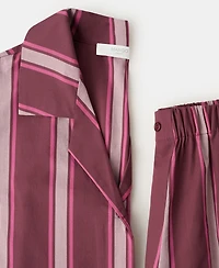 Mango Women's Short-Sleeve Striped Pajama Shirt