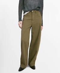 Mango Women's Mid-Rise Balloon Jeans
