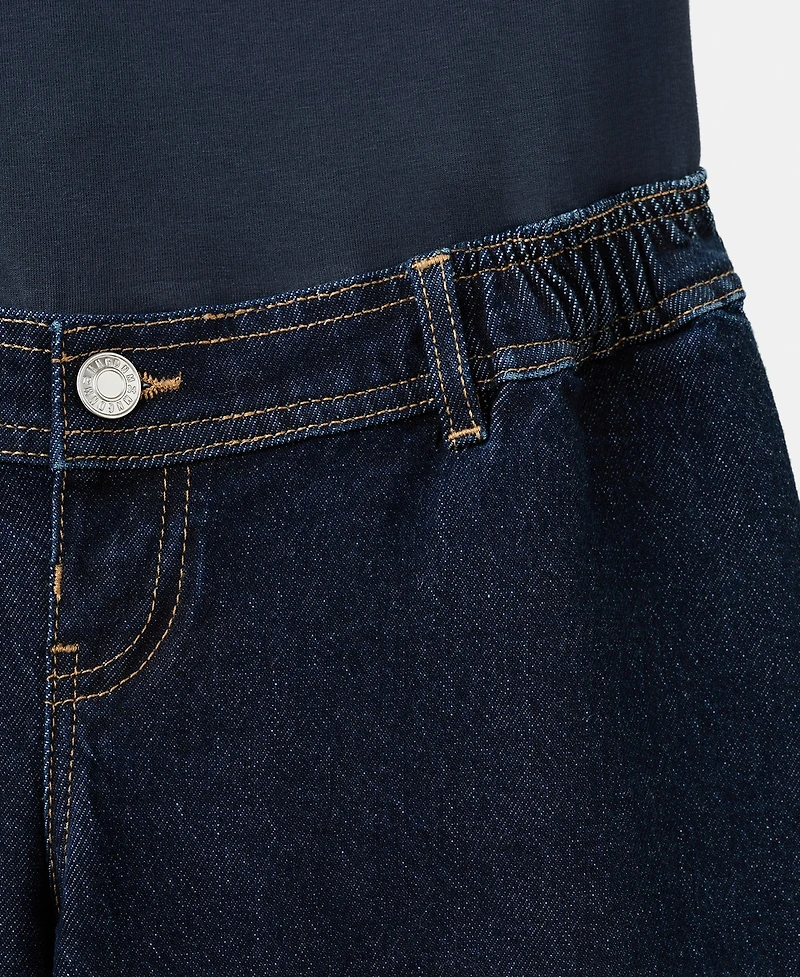 Mango Women's Wide Leg Maternity Jeans