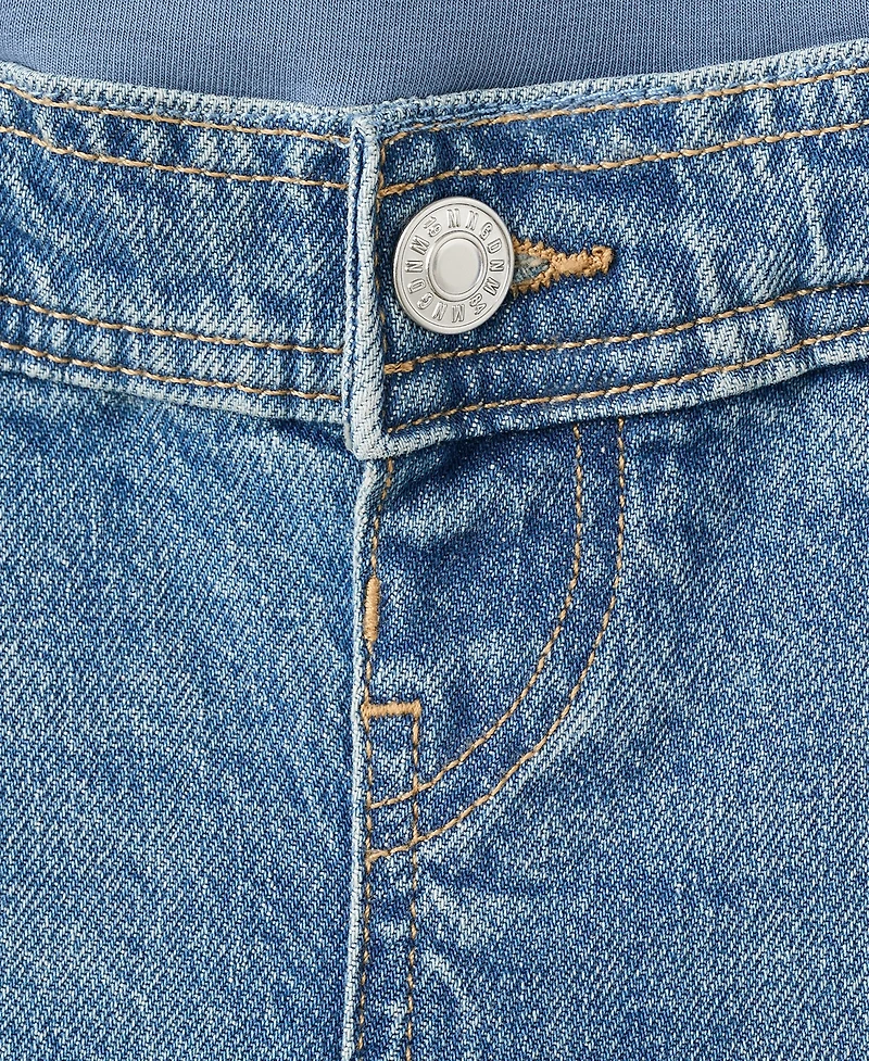 Mango Women's Wide Leg Maternity Jeans