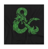 D&D Men's Dungeons And Dragons St. Patrick's Day Shamrock Logo T-Shirt