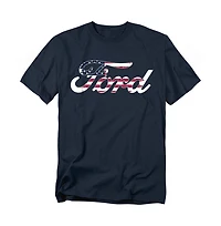Mustang Men's Ford Flag Logo T-Shirt