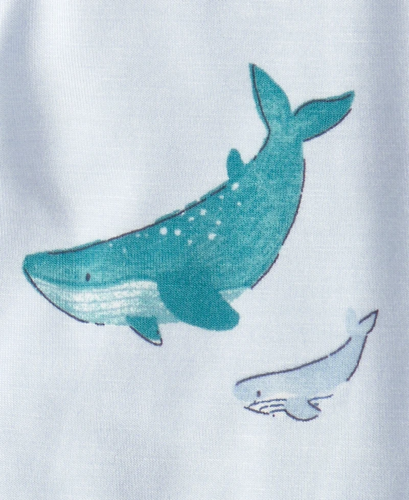 Carter's Baby Boys' PurelySoft Whale Pull-On Pants, 2-Pack