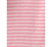 Carter's Girls' Toddler 2T-5T Short-Sleeve T-Shirt and Snug-Fit Shorts, 4-Piece Pajama Set