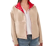 Tribal Women's Reversible Snap-Front Jacket