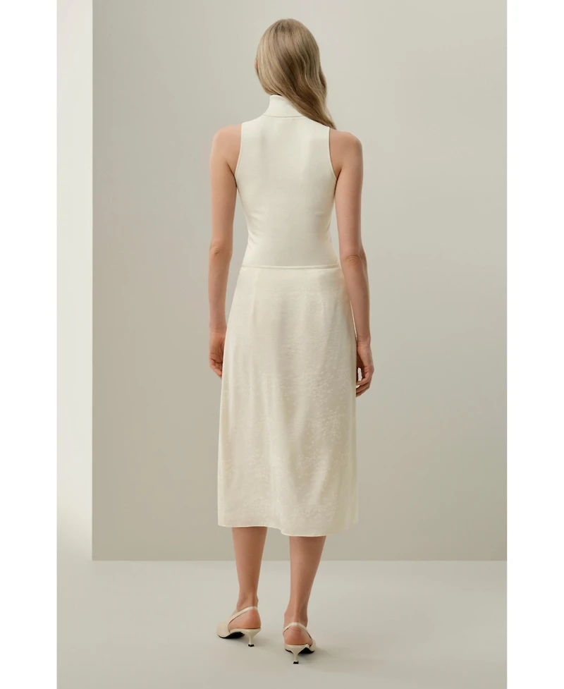 Lilysilk Women's Ying Jacquard Silk Skirt