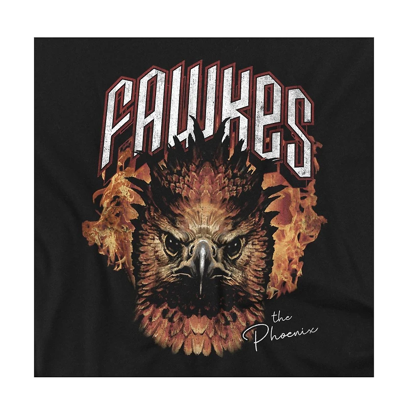 Harry Potter Big & Tall Fawkes The Phoenix Flames T-Shirt