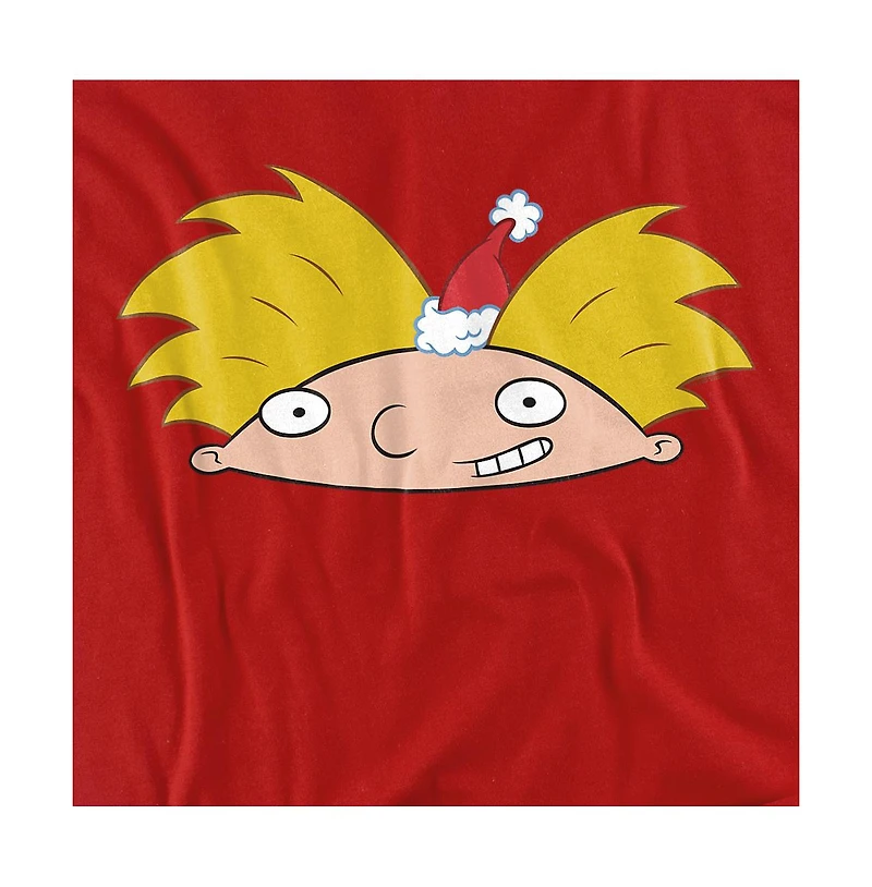Hey Arnold Big & Tall Santa Hat T-Shirt