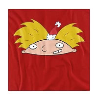 Hey Arnold Big & Tall Santa Hat T-Shirt