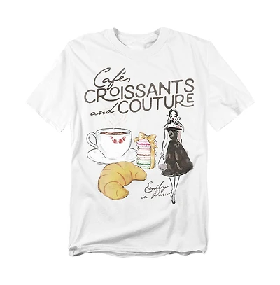 Emily in Paris Men's Croissant And Couture T-Shirt
