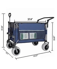 Rainsken Heavy-Duty Folding Wagon Cart