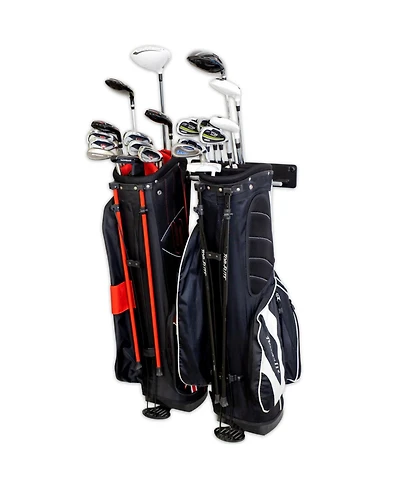 StoreYour Torrey Pines Golf Bag Storage Rack | Holds 2 Golf Bags