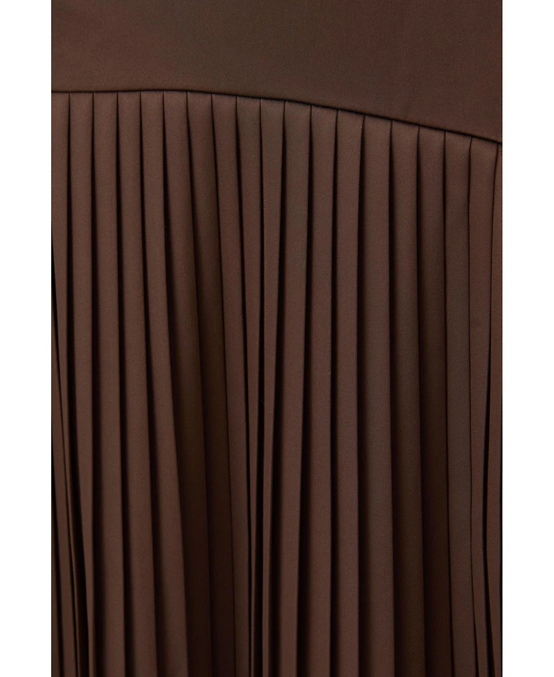 MissPap Women's Premium Pleated Skirt Bridesmaid Dress