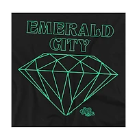 Wizard Of Oz Men's The Emerald City Line Logo T-Shirt