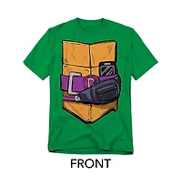 Teenage Mutant Ninja Turtles Big & Tall Mayhem Donatello Shell Front Back T-Shirt