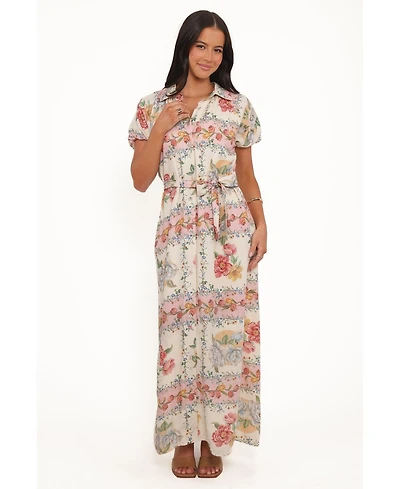 Petal and Pup Women's James Button Through Maxi Dress