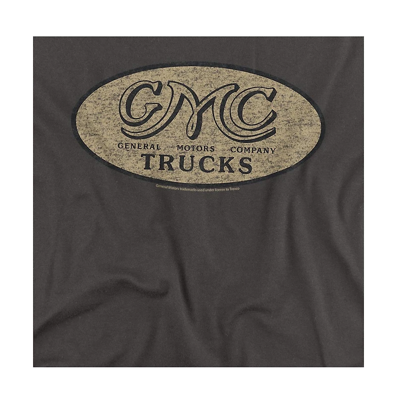 Logovision Men's Gmc Vintage Oval Logo T-Shirt