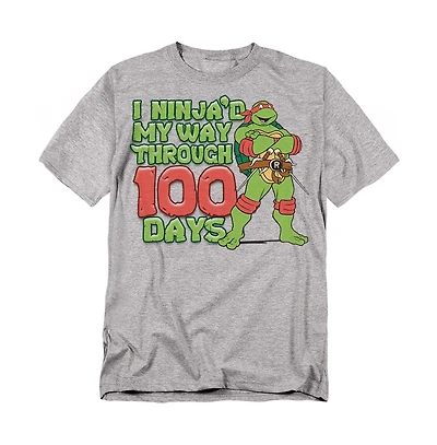 Teenage Mutant Ninja Turtles Men's Ninja'd My Way Through 100 Days T-Shirt