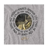 Lord Of The Rings Men's War Rohirrim Helms Deep Circle T-Shirt