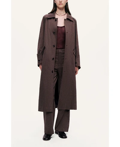 Nocturne Women's Single-Breasted Trench Coat