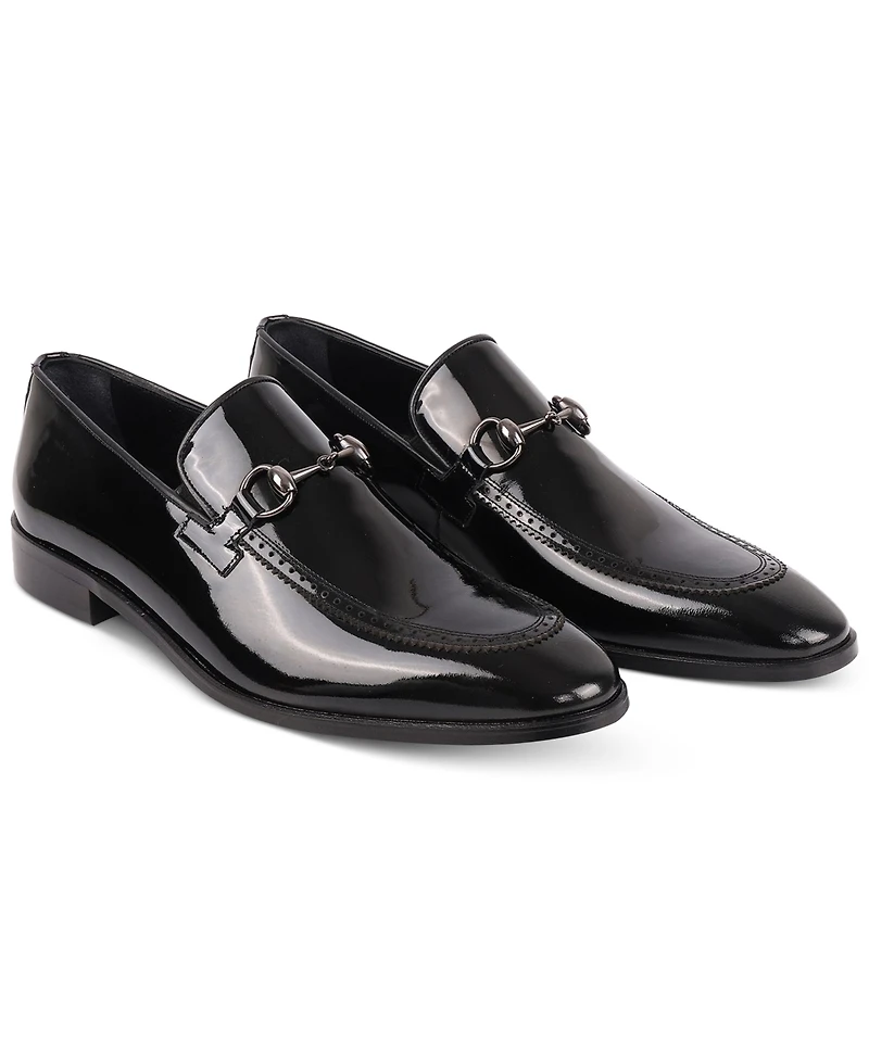 Vellapais Men's Edroy Horsebit Buckle Slip-On Dress Loafers